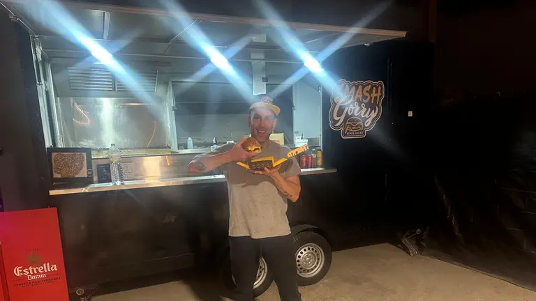 José Baigorri, del 'food truck' Smashgorry. CEDIDA