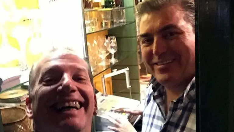 Rick y Aitor Otazu, siempre sonrisas.