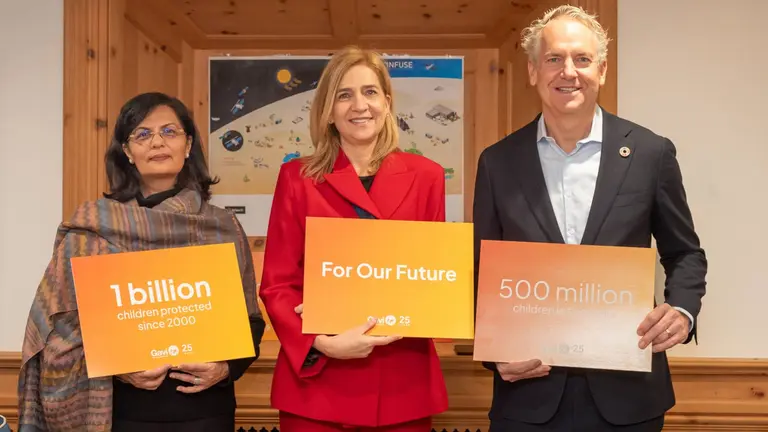 La Fundación "la Caixa"; Gavi, The Vaccine Alliance y la Fundación Gates anuncian la ampliación de dotación anual a la Alianza para la Vacunación Infantil. TIMO RUD. Gavi, the Vacinne Alliance. CEDIDA