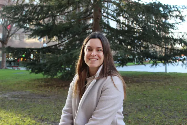 Mayte Tolosa, enfermera originaria de Paiporta que presentó el proyecto de ayuda al Colegio de Enfermeras de Navarra. CEDIDA