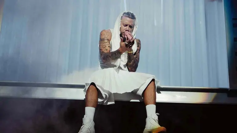 Jhayco en un o de sus conciertos. JHAYCO / INSTAGRAM