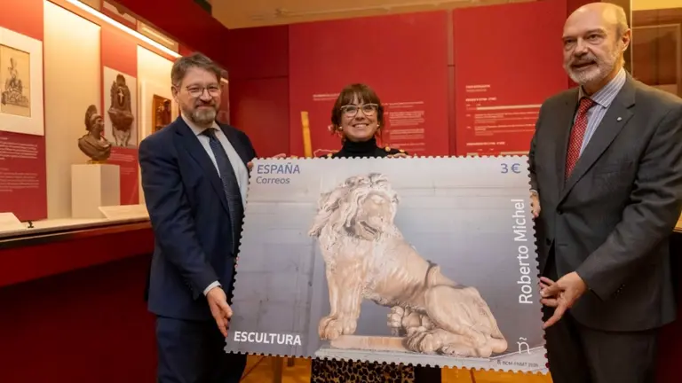 Correos presenta un sello dedicado a Roberto Michel, escultor de cámara de Fernando VI. CEDIDA