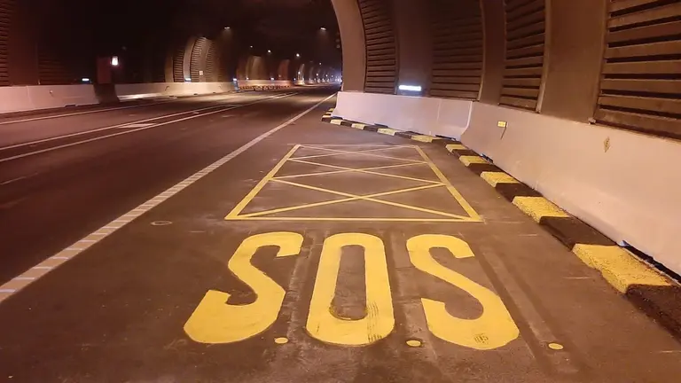 Trabajos en el interior del túnel de Belate.  GOBIERNO DE NAVARRA