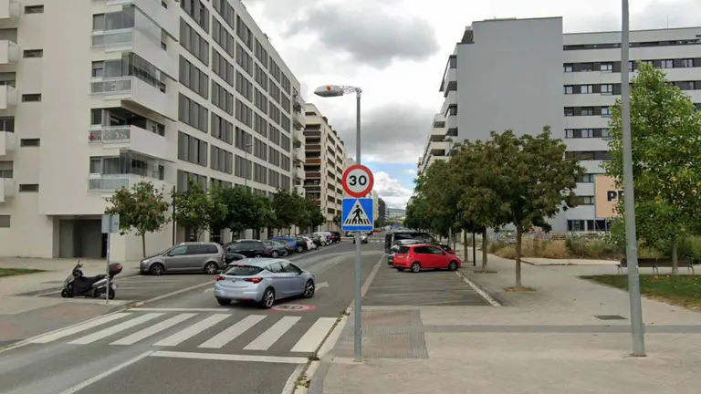 La velocidad en el barrio de Lezkairu ha quedado limitada a 30 KM/H. GOOGLEMAPS