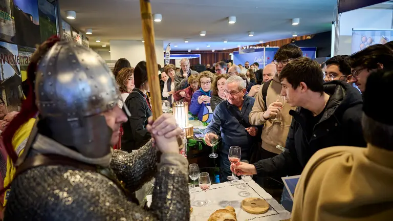 Inauguración de Navartur 2025, la Feria Internacional de Turismo de Navarra que se celebra en Baluarte. PABLO LASAOSA