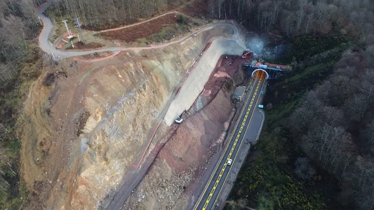 Imagen de la boca sur del túnel Belate. GOBIERNO DE NAVARRA