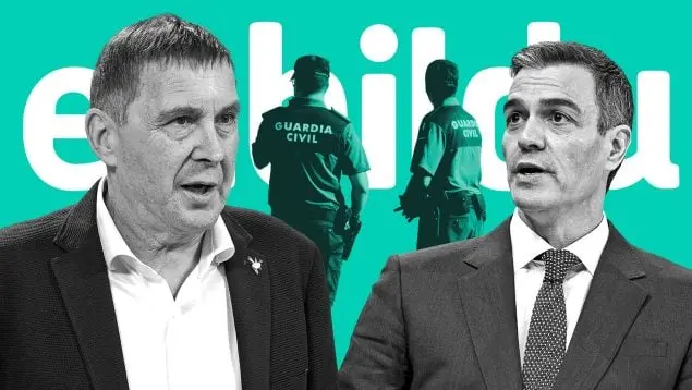 Arnaldo Otegi y Pedro Sánchez. OK DIARIO