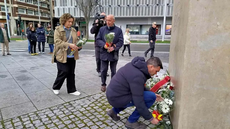 Imagen del homenaje realizado por el PPN con motivo del Día Europeo de las Víctimas del Terrorismo - EUROPA PRESS