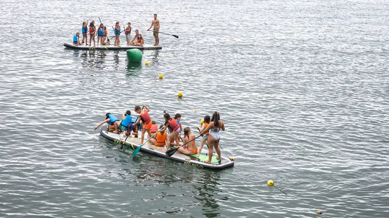 Imagen de una edición anterior de las colonias de Fuenterrabía. CEDIDA