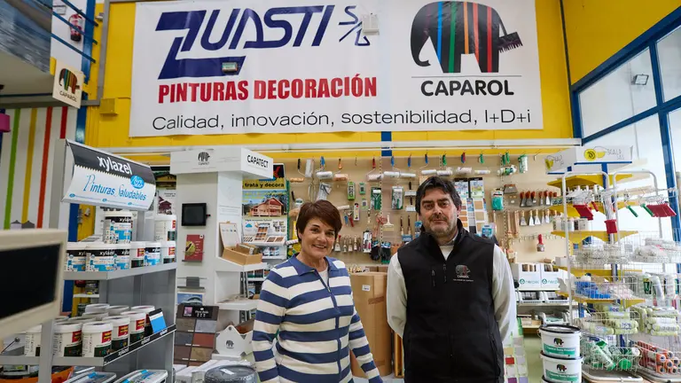 Pinturas Zuasti, en el Polígono Industrial de Mutilva Baja. IÑIGO ALZUGARAY