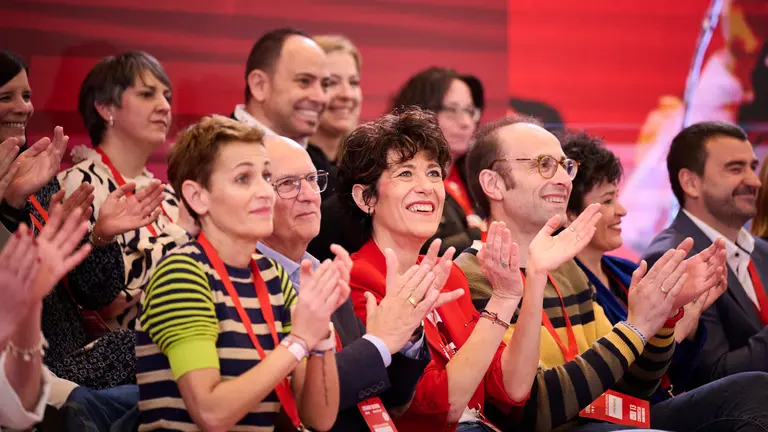 El PSN inaugura su 13 Congreso Regional con las intervenciones de Ramón Alzóriz y Santos Cedán. PABLO LASAOSA