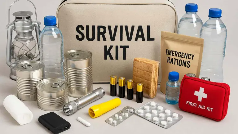 Kit de superviviencia. Imagen generada por inteligencia artificial.