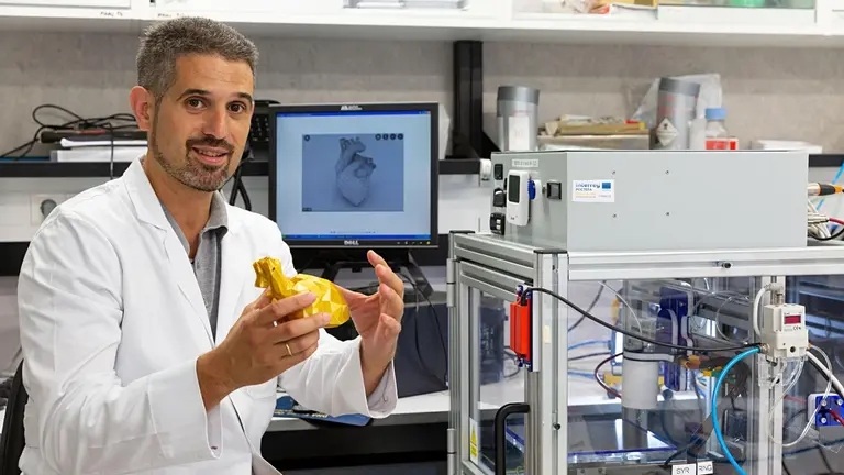 El Dr. Manuel Mazo, investigador principal del grupo Ingeniería de Tejidos Cardiaca del Cima. CLÍNICA UNIVERSIDAD DE NAVARRA