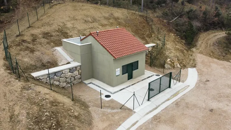 Nuevo depósito de agua de Garrués. MANCOMUNIDAD DE LA COMARCA DE PAMPLONA