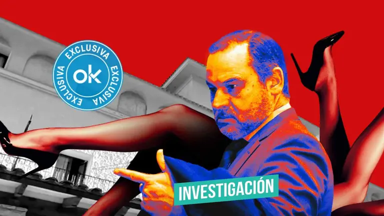 Fotomontaje de José Luis Ábalos sobre una foto del parador de Teruel. OK DIARIO