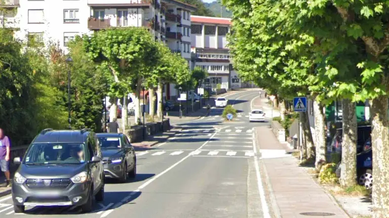 Travesía Eztegara en la localidad navarra de Bera. GOOGLE MAPS