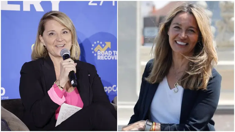 Fotomontaje con imágenes de las eurodiputadas del PP Rosa Estarás y Susana Solis. ARCHIVO