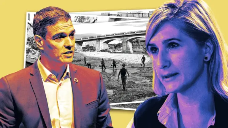 Fotomontaje de Pedro Sánchez y Salomé Pradas. OK DIARIO