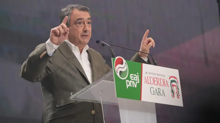 El presidente del PNV, Aitor Esteban. - UNANUE-EUROPA PRESS