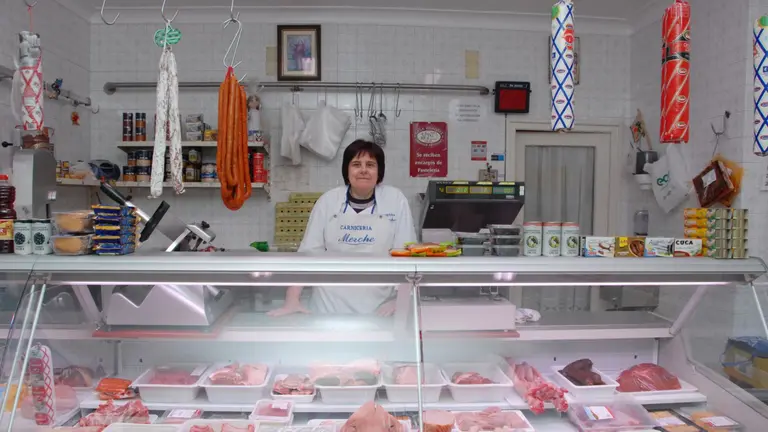 Merche Luqui,  la tercera generacion de la carnicería Merche.  CEDIDA