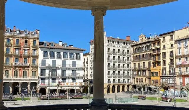 Plaza del Castillo de Pamplona. CEDIDA