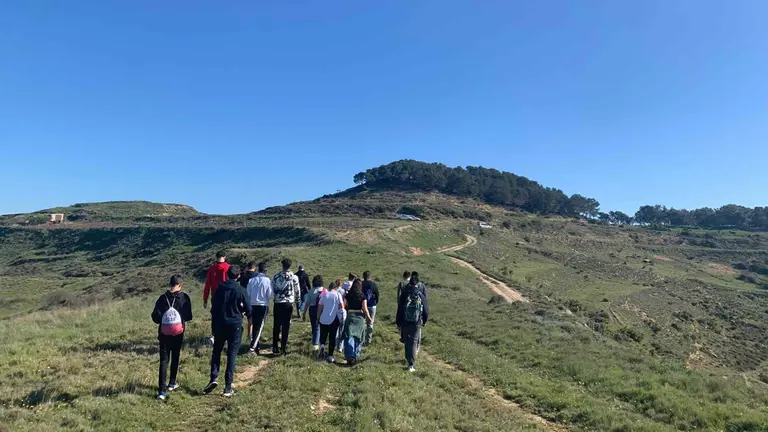 El alumnado, en un momento de la actividad. UPNA