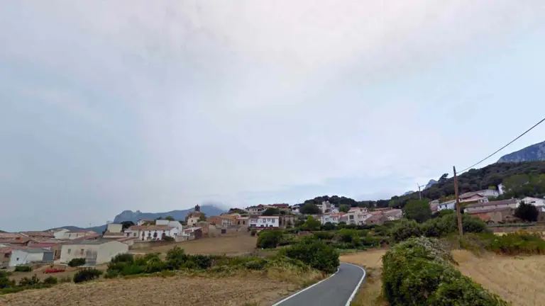 Vista de la localidad navarra de Nazar. GOOGLEMAPS