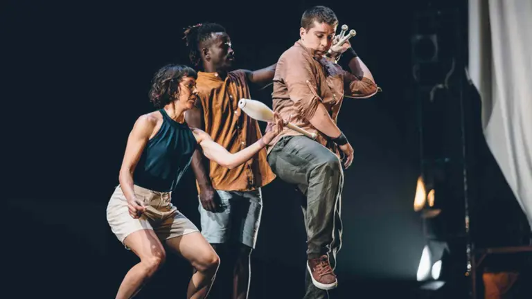 Instante de la obra de teatro REM que se representará en el teatro Gaztambide de Tudela. GABY MERZ
