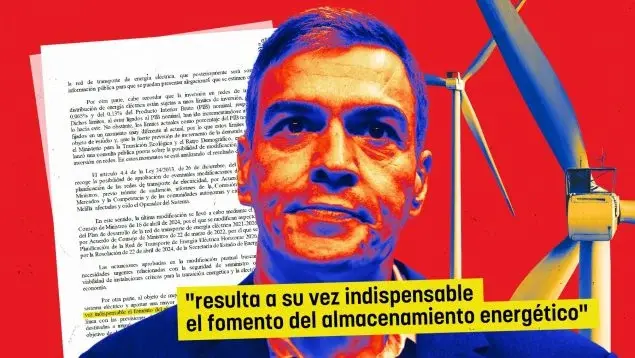 Fotomontaje con una imagen del presidente de España, Pedro Sánchez. OK DIARIO