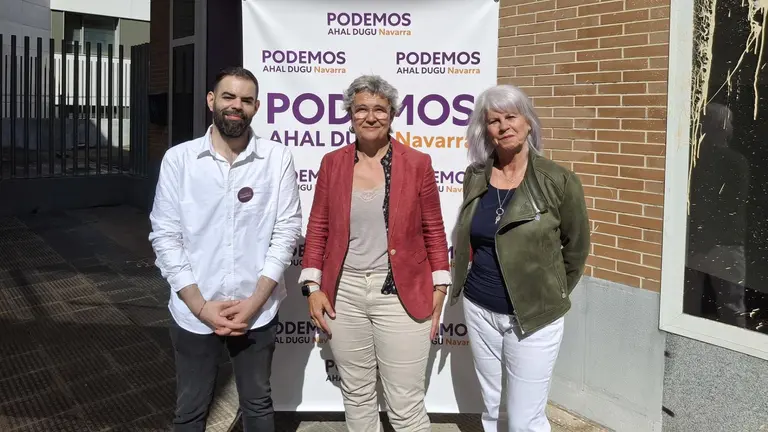 Pablo Antón, Neniques Roldán y Gracia Moreno, nuevos consejeros de la dirección de Podemos. EUROPA PRESS