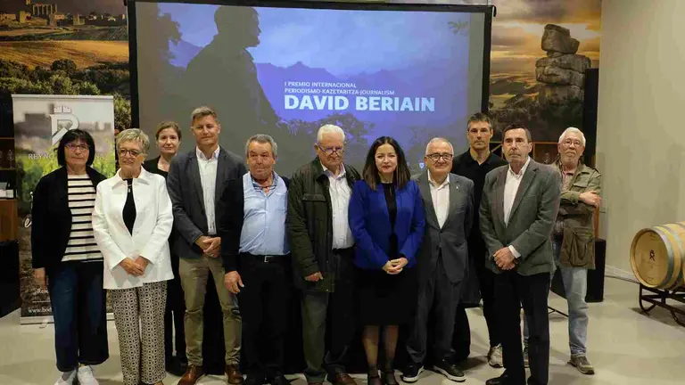 Imagen de la presentación del premio internacional David Beriain - AYUNTAMIENTO DE ARTAJONA