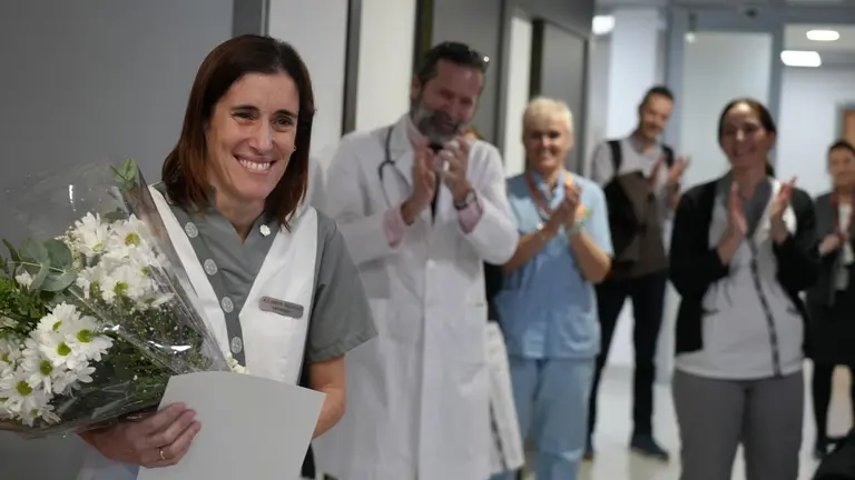 Alejandra Bachiller, una de las enfermeras de la Clínica reconocida con el Daisy Award. CLÍNICA UNIVERSIDAD DE NAVARRA