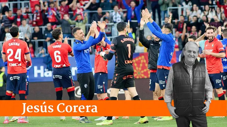 Partido de La Liga EA Sports entre CA Osasuna y Atlético Madrid disputado en el estadio de El Sadar en Pamplona. IÑIGO ALZUGARAY