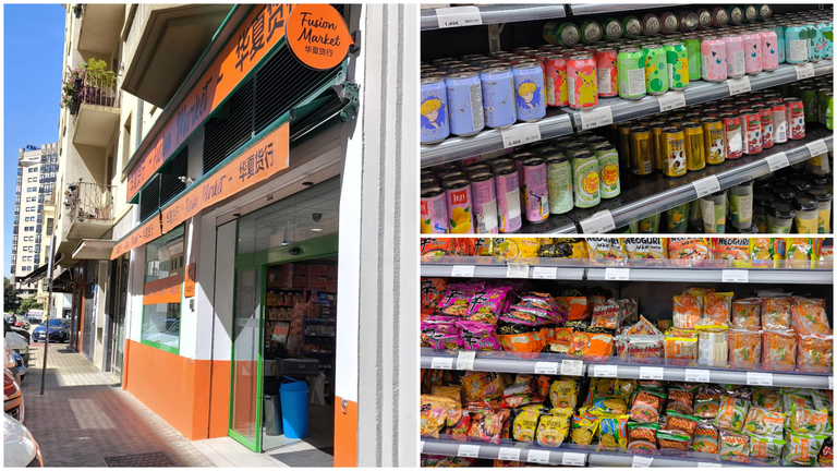 Supermercado Fusion Market en la Plaza de la Cruz. NAVARRA.COM