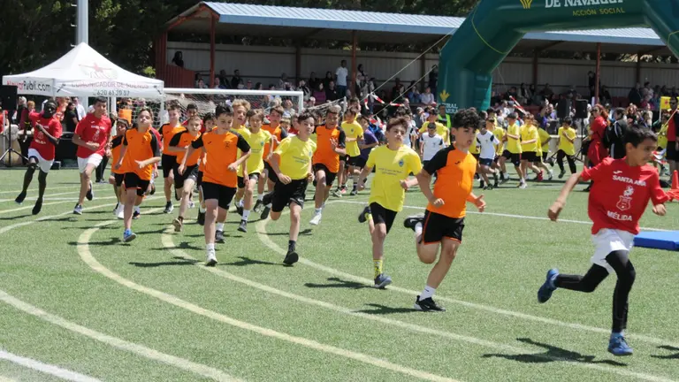 Olimpiadas escolares en Caparroso. AMAYA LUQUI