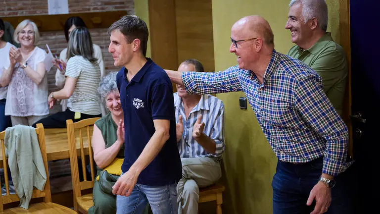 Primer concurso Mejor Hamburguesa Artesana de Navarra celebrado en el Txoko del Carnicero. PABLO LASAOSA