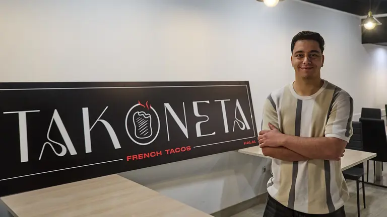 Restaurante Takoneta, en la calle Jarauta 87 de Pamplona. IÑIGO ALZUGARAY