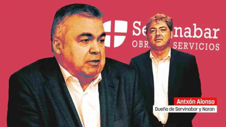 Santos Cerdán y Antxon Alonso. OK DIARIO
