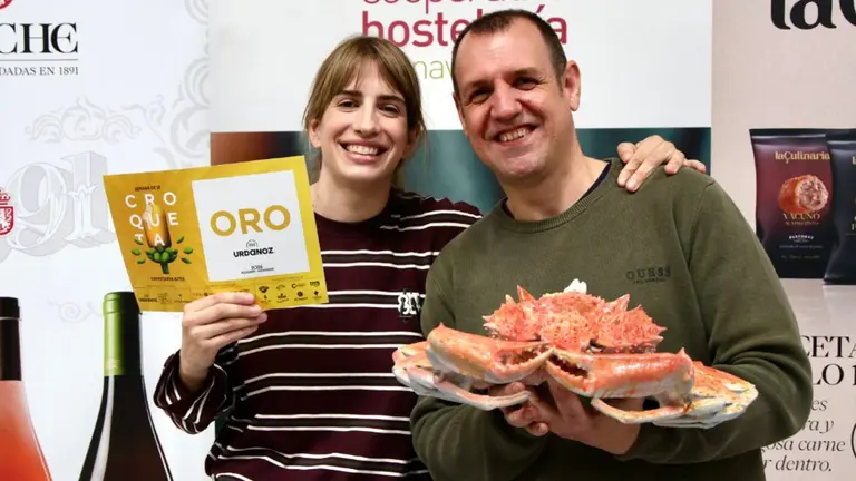 La Ideal Mar gana la Semana de la Croqueta 2025 con una propuesta a base de txangurro. ÍÑIGO ALZUGARAY