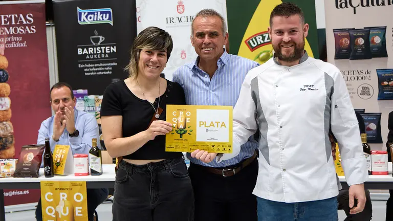 Entrega de premios de la VIII Semana de la Croqueta de Navarra. IÑIGO ALZUGARAY
