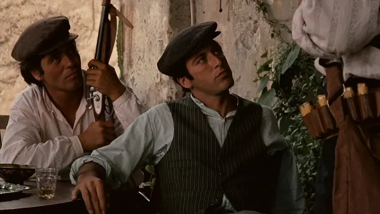 Una escena de El Padrino rodada en la region de Savoca. NAVARRA.COM