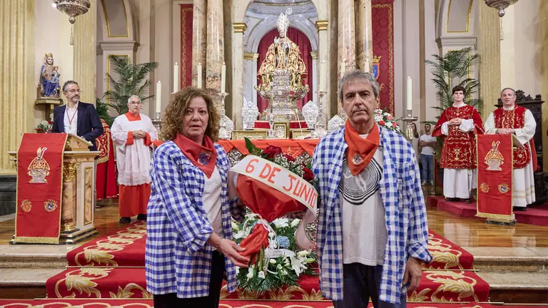 Sexta y última Misa de Escalera de San Fermín 2025 con motivo del 6 de junio. IÑIGO ALZUGARAY