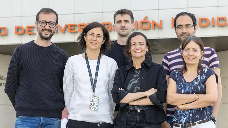 Francesco Marchese, Marta Montes, Enrique Goñi, Maite Huarte, José Miguel Fernández y Jovanna González, equipo de investigación que ha participado en el estudio. CEDIDA