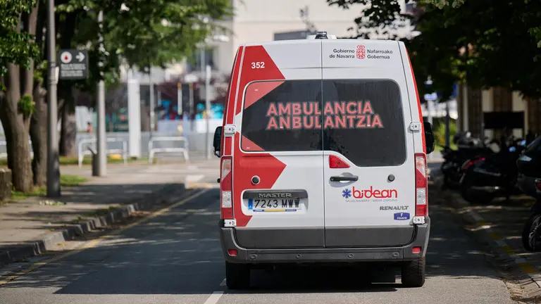 Ambulancia de la empresa pública Bidean. PABLO LASAOSA