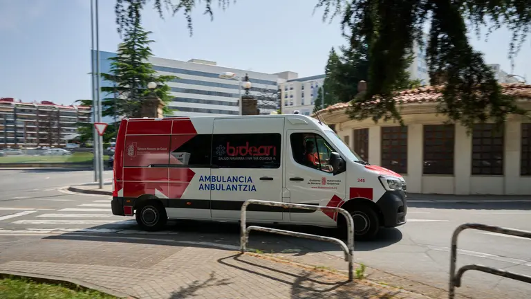 Ambulancia de la empresa pública Bidean. PABLO LASAOSA