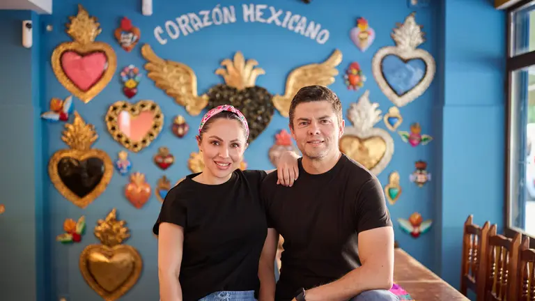 Inauguración del nuevo restaurante Corazón Mexicano de la mano de  los hermanos Mayra y Daniel Costa. Calle Esquiroz 25, trasera en Iturrama. PABLO LASAOSA