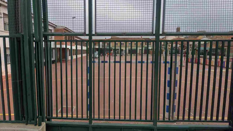 Patio del colegio San Babil de Ablitas. GOOGLE MAPS