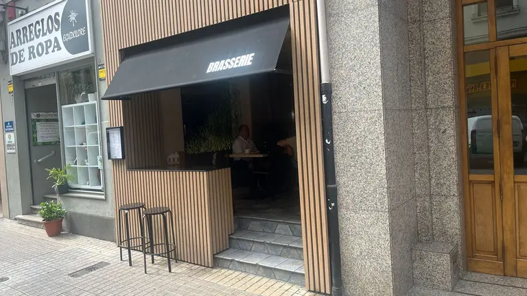 El nuevo restaurante Brasserie, en la calle Amaya número 16 de Pamplona. I.Z