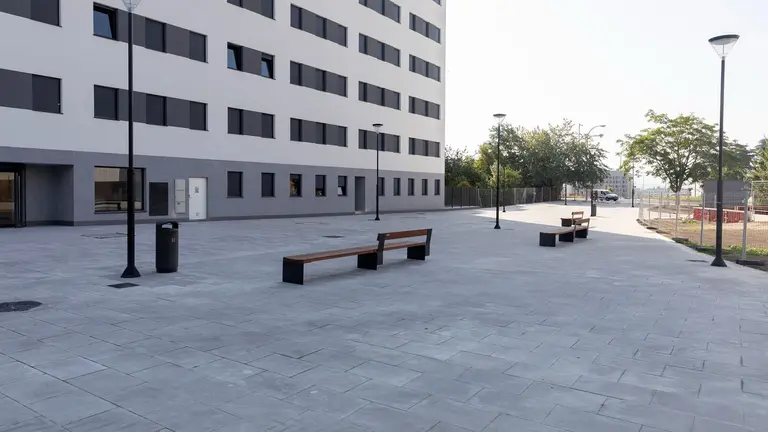 Pamplona abre este viernes un nuevo atajo peatonal entre la calle Amaya y la avenida Juan Pablo II.