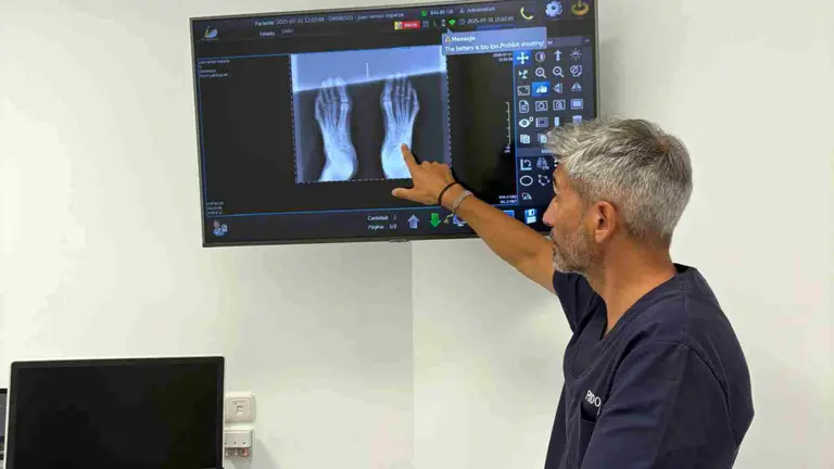 El podólogo navarro Juan José Calonge. CEDIDA